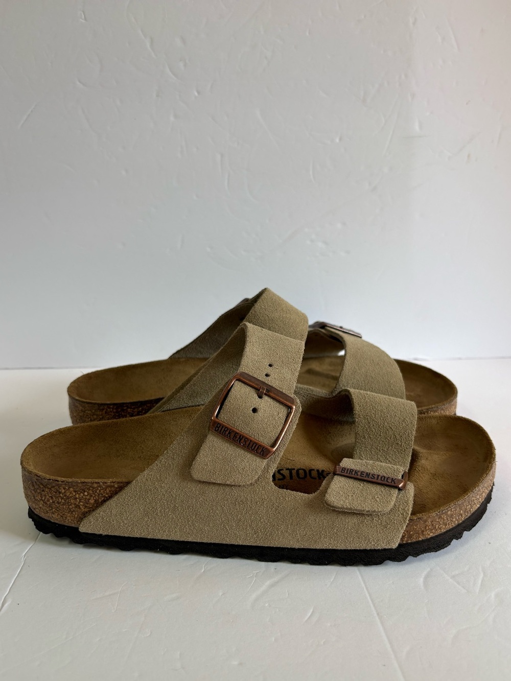NWT Birkenstock Arizona Suede Leather Sandals Size 38 - Picture 5 of 13